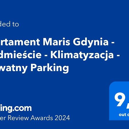 Apartament Maris Gdynia - Srodmiescie - Klimatyzacja - Prywatny Parking Εξωτερικό φωτογραφία
