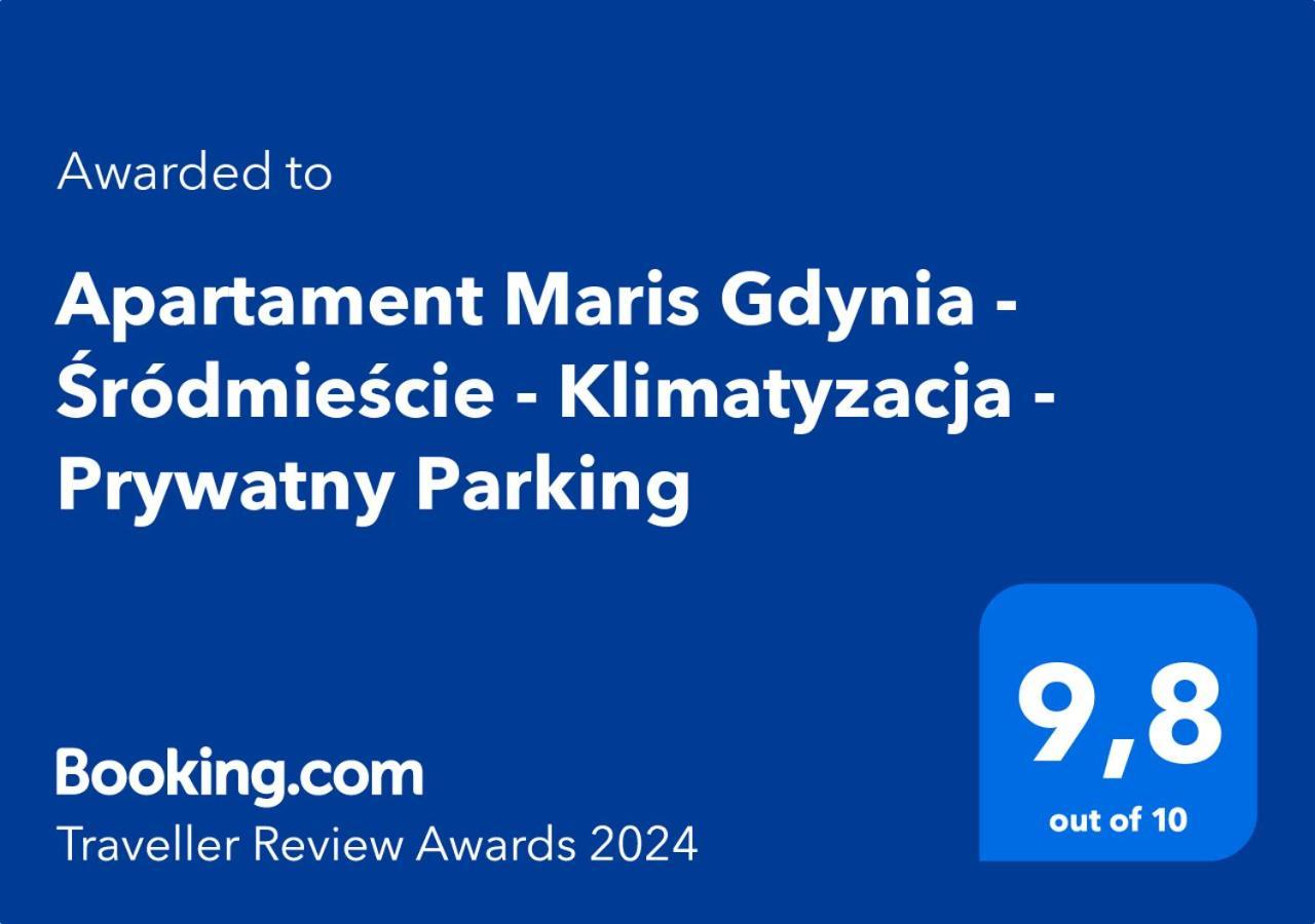Apartament Maris Gdynia - Srodmiescie - Klimatyzacja - Prywatny Parking Εξωτερικό φωτογραφία